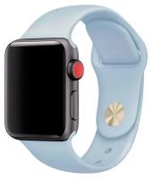 Ремешок для Apple Watch 42/44/45 mm силиконовый, лавандовый