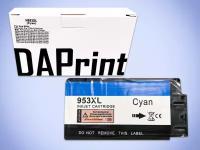 Картридж струйный DAPrint F6U16AE (953XL) для принтера HP, голубой (Cyan)