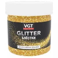 Декоративное покрытие VGT Pet Glitter, золото, 0.05 кг