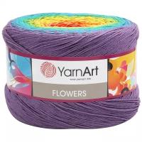 Пряжа YarnArt Flowers, 1 % хлопок, 45 % акрил, 250 г, 1000 м, 1 шт., 277 1000 м