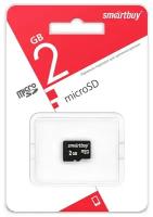 Micro SD карта памяти Smartbuy 2 GB (без адаптеров)