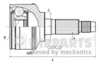 ШРУС HYUNDAI TUCSON 2.0 04-10 нар. +ABS