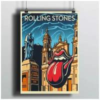 Постер Roling Stones - Big Ban 50х70 см