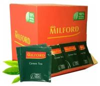 Чай MILFORD "Green tea" зеленый, 200 пакетиков в конвертах по 1,75 г