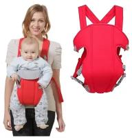 Рюкзак кенгуру для переноски детей Willbaby Carrier, красный