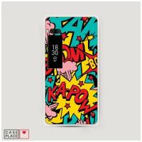 Силиконовый чехол "Постер pop art" на Meizu Pro 7 / Мейзу Про 7