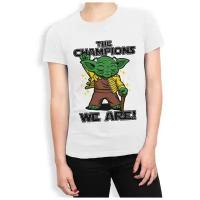 Футболка DreamShirts Studio Йода - The Champions We Are Женская белая S