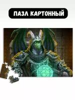 Пазл картонный 39,5х28 см игры world of warcraft dragonflight - 18157