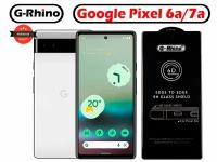 Защитное стекло G-Rhino для Google Pixel 6A, 7A / Закаленная прозрачная защита 9H на экран для смартфона Гугл Пиксель 6А и 7А / Противоу
