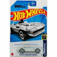 Машинка Hot Wheels коллекционная CORVETTE GRAND SPORT ROADSTER серебристый HKH90