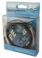 Шнур Ryobi grey 4* PE 0.18mm 16.94kg 100m