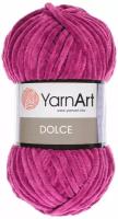 Пряжа YarnArt Dolce 100г, 120м (ЯрнАрт Дольче) цвет 766 фуксия, 2шт