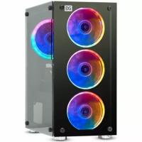 Корпус Minitower Exegate Mistery X2 mATX, без БП, черный EX294382RUS