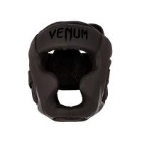 Детский боксерский шлем, спортивный Venum Challenger - Black/Black (S/M)