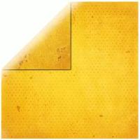 Бумага для скрапбукинга Rayher "Double dot Vintage", цвет Желтое золото, двухсторонняя, 30,5х30,5 см