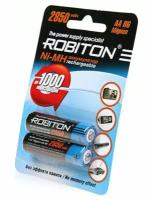Аккумуляторы типа AA Robiton R6 (комплект 2 штуки) 2850mAh