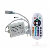 ИК контроллер для Led ленты 220 вольт стандарт серия, пульт 24 кнопки