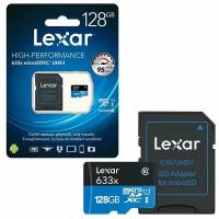 Microsdxc 128gb lexar high-performance 633x