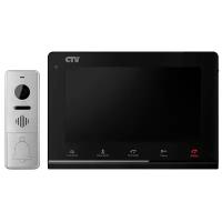 Комплект домофона CTV CTV-DP3700 цвет панели: серебро