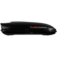 Автобокс YUAGO Avatar 460л Черный (тиснение) двусторонний