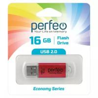 USB флешка Perfeo 16GB E01 Red ES