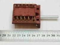 Переключатель электрической плиты Электра-001, Лысьва 0-6 позиционный (ПМЭ 27-23711, 39.5 мм, 16А)