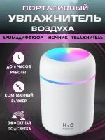 Портативный увлажнитель воздуха, аромадиффузор, ночник, белый