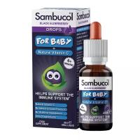 Sambucol Black Elderberry Drops For Baby+Vitamin C 20 мл