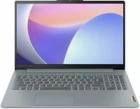 Ноутбук Lenovo IdeaPad Slim 3 (15IRU8)/15.6"/TN+film/Core i3 1305U/LPDDR5 8GB/SSD 256GB/Intel UHD Graphics/Арктический серый/noOS/Английская+русская расскладка