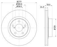 Диск тормозной перед Nisshinbo ND7003K