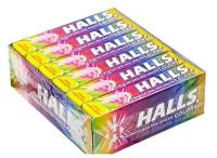 Леденцы Halls Colors ассорти, 25 г, 12 уп