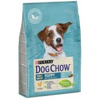 Purina Puppy Dog Chow Сухой корм для щенков мелких пород, курица 2.5 кг