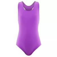 Купальник ONLITOP, для плавания, слитный, фиолетовый, размер 42