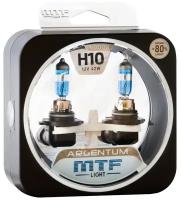 Галогенные автолампы MTF Light серия ARGENTUM +80% H10, 12V, 42W, комп