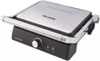 Гриль WILLMARK WG-4320DP (2200W, антипр. покр отк. 180°, темп. 200°С, фикс. кр съем. панели, гар.2 г