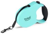 Поводок-рулетка Triol "Soft Fusion Mini XS", лента, 2,5 м