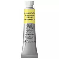 Акварель Winsor&Newton Акварель Winsor&Newton PROFESSIONAL туба 5мл, Винзор лимонный