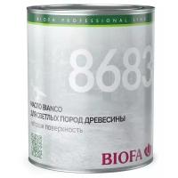 BIOFA 8683 Bianco Масло для светлых пород древесины (1л)