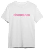 Футболка СувенирShop "Бесстыжие/Shameless" Белая L