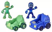 Набор игровой Герои в масках Машинки Гекко против Ночного Ниндзя PJ MASKS F2841