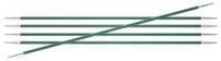 47035 Knit Pro Спицы чулочные для вязания Zing 3мм/20см, алюминий, 5шт