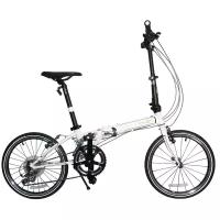 Складной велосипед Dahon Speed D18, рама алюминиевая, колёса 20, насос, 18 скоростей, Цвет белый