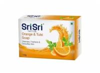 Мыло Sri Sri Tattva Апельсин и Тулси/ Orange & Tulasi Soap - 100g