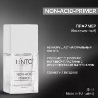 NON-ACID PRIMER бескислотный праймер для ногтей LiNTO, не разрушает ногтевую пластину, улучшает сцепку, сохнет на воздухе, 15ml