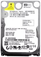 Жесткий диск Western Digital WD1600BEVS 160Gb 5400 SATA 2,5" HDD