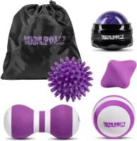 Набор из 5 массажных мячей для мфр, фитнеса и йоги YogaBallz, массажные мячи