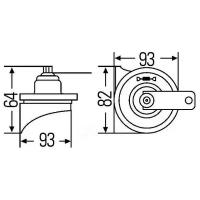 Сигнал Звуковой HELLA арт. 3FH007728831