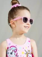 Солнцезащитные очки для девочки PlayToday, размер ширина оправы – 134 мм, длина дужки – 132 мм, розовый