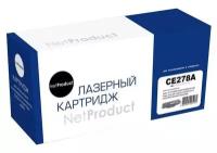 Картридж CE278A NetProduct подходит для HP LJ Pro P1566 P1606dn M1536dnf 2100стр