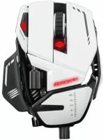 Мышь Mad Catz R.A.T. 8+ White проводная, оптическая, 16000 dpi, USB, RGB подсветка, белая